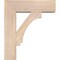 Ekena Millwork Imperial Block Smooth Bracket w/ Offset Brace, Douglas Fir, 7 1/2"W x 24"D x 28"H BKT0806X24X28IMP05SDF - alternate 3